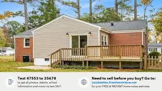 413 Seminole Trail, Jacksonville, NC Presented by Lois Hutchins.