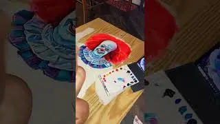 Clowns are the best subject to paint IMO #halloween #halloweendecorations #diy #art