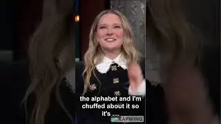 Morfydd Clark Speaking Welsh Alphabet !! Galadriel From 'The Rings of Power' #short  #shorts