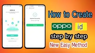 How to create Oppo id || sign in to your Oppo ID