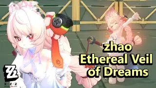 Zhao - Ethereal Veil of Dreams (Skin Mod) | ZZZ Showcase | ゼンゼロ 照（ザオ)