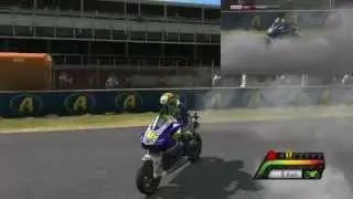 MotoGP 13 : Stability Assist Physics Test - Highside & Doughnuts