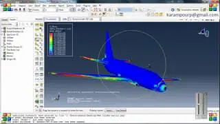 Simulation CEL Explosion near Airplane in Abaqus