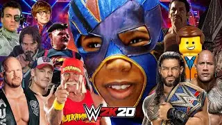 WWE HOLLYWOOD MOVIE ACTOR ROYAL RUMBLE | WWE 2K20