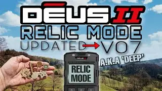 XP Deus 2 RELIC MODE V07 TEST | AKA Deep Mode | Real Target Metal Detecting English Pasture
