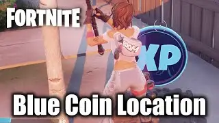 Fortnite - Blue Coin Location Retail Row - Find The Buried Blue Coin in Retail Row