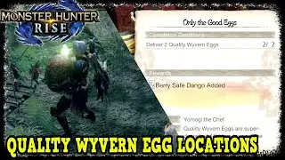 Места для качественных яиц виверны в Monster Hunter Rise (руководство по заданию &laquo;Только хорошие яйца&raquo;)