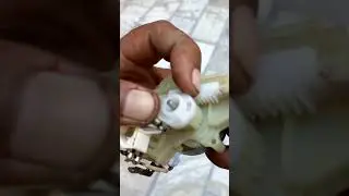 working system of washing machine drain motor