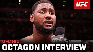 Интервью Марио Пинто в октагоне | UFC Rio