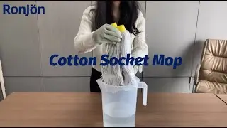 Screw- on Cotton Mop Head / Cotton Socket Mop / Italian, Australian &American Type Mop | Ronjon Mop