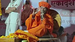 @🚩एकादशीच्या पर्वकालावर #जगद्गुरू शांतिगिरीजी महाराज मार्गदर्शन व विविध पुजापाठ, पंढरपूर आश्रम 🚩