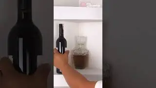 DIY corner shelf for drinks #creative #useful #drinks #shelf