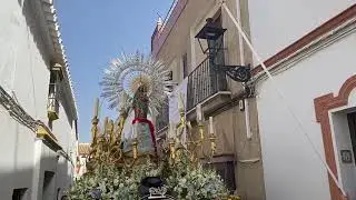 Salida procesional de la virgen del Pilar de Marchena