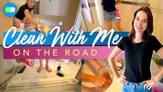 MINIMALIST BATHROOM MAKEOVER 💫 | Clean With Me On The Road