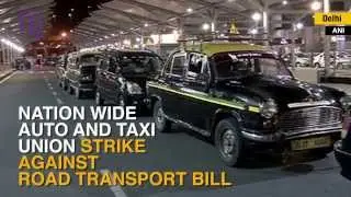 Auto, Taxi Unions in Delhi on Strike Against New Road Bill