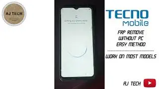 All Tecno Mobile FRP Unlock/Google Account Bypass 2021 | Newest Method No Password Trick -Without PC
