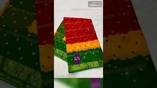 kcpc bandhani Saree 🔥 meesho haul 300 Saree #saree #meeshosareecollection #meeshosaree #meesho