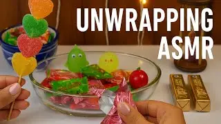 Heart Jelly Unwrapping + Candy Tapping 🍬💖 | Relaxing ASMR Sounds for Sleep