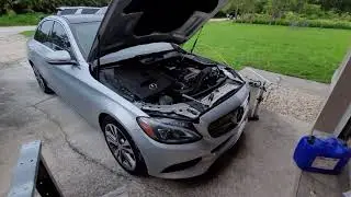Mercedes C300 DIY Quick Oil Change -15-20 Minutes! EASY!