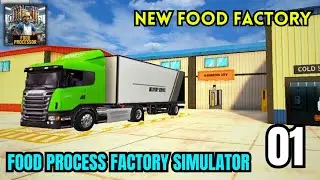 Starting New Food Factory | Food Process Factory Simulator Android Gameplay