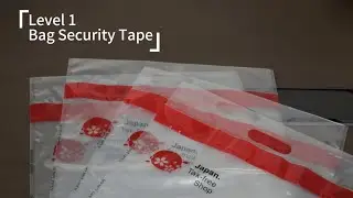 Level 1 Security Tape for Bags | VOID Message Protection | Shosky Security Solution