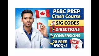 PEBC EE Prep Basics: SIG Codes, Directions & Conversions + MCQ Practice