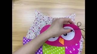 Felt owl pillow🦉 DIY set, handicraft pillow DIY