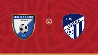 ФК „Хајдук“ (Дивош) – ФК „Индекс“ (Нови  Сад) 3:1 (1:0); КЛВ 2025/26.- 8. коло