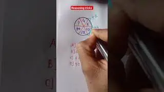 circle missing number|reasoning tricks #ssc #ssccgl #railway