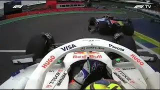 Isack Hadjar Onboard POV Of Bortoleto&rsquo;s Crash During Brazil Sprint Race 2025