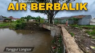 BEKASI DARURAT BANJIR❗️TANGGUL LONGSOR, AIR BERBALIK ARAH DI POLDER KALI BUWEK JEJALEN