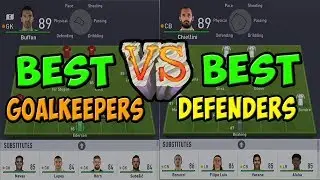 A TEAM OF GOALKEEPERS VS A TEAM OF DEFENDERS FIFA 18 EXPERIMENT