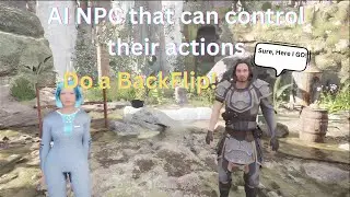 How I Made AI NPCs that can control their actions along with dialogue