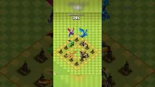 Dragon Family Vs Lvl 1 Air Defenses 🔥