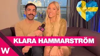 🇸🇪 Klara Hammarstr&ouml;m on being back in the Grand Final | Melodifestivalen 2025 | INTERVIEW