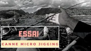 Essai canne micro jigging