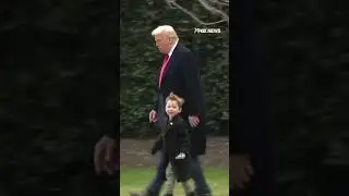 Trump boards Marine One with Elon Musk's son 'Lil X'