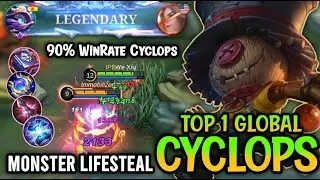 Cyclops Best Build For 2022!! 90% Win Rate - Cyclops Top 1 Global Build - Mobile Legends