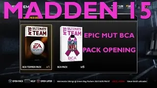 MADDEN NFL 15 - **Epic** MUT BCA Pack Opening. Did we pull an Elite