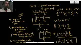 series and parallel combination of capacitors