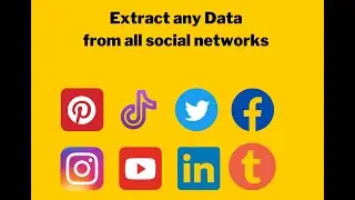 Extract Name|Phone|Emails from Facebook|Youtube|Likendin|Twitter|Instagram|All-in-one Data scraping