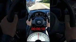 Smart ForTwo 1.0 mhd 451 71 PS 0-100 kph Acceleration Test