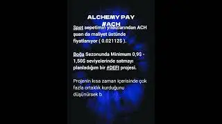 #ACH #alchemy #cryptocurrency #bullish #bullrun2025
