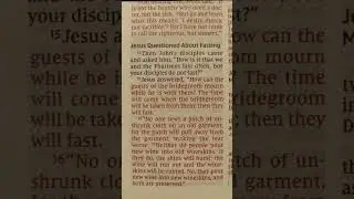 Matthew 9:14-17 #God #jesus #biblestudy #bibleverse #fast #fasting #holyspirit #hope #god #joy #love