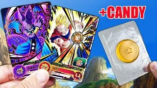 Opening a Booster box of Super Dragon Ball Heroes Cards Gummy candy!