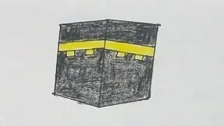 Kaaba drawing || How to draw kaaba drawing easy || কাবা শরীফ drawing ||