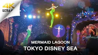 4K | Mermaid Lagoon The little mermaid tokyo disney sea