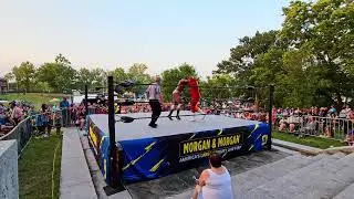 Justice Davis debuts at an OVW House show! #OVW #OhioValleyWrestling #Netflix #OVWAcademy