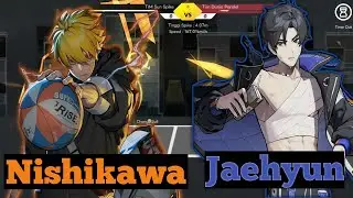 High School Nishikawa VS Jaehyun Training !! Full Gameplay !! The Spike Cross