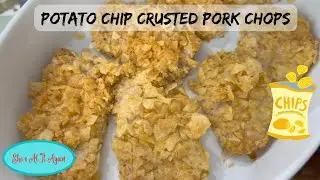 Potato Chip Crusted Pork Chops